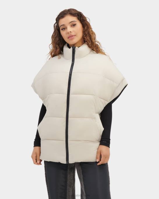 sievietes UGG Sydnee atgriezeniskā veste Z48J1221 melns/pils