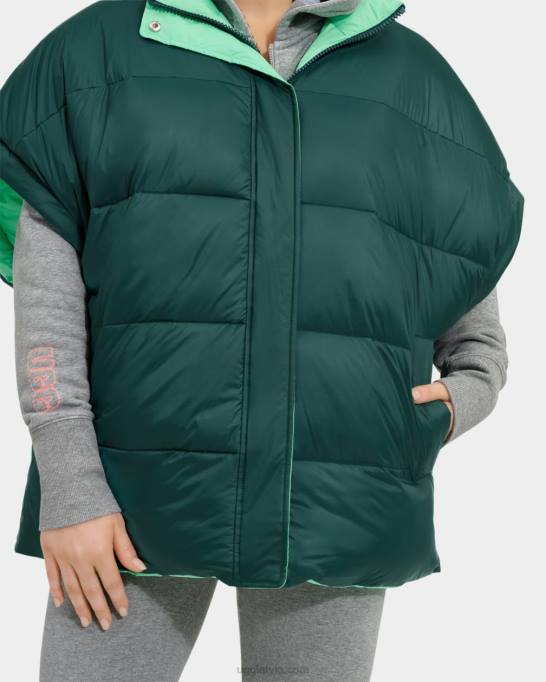 sievietes UGG Sydnee atgriezeniskā veste Z48J1223 jūras dibens/pavasarzaļš