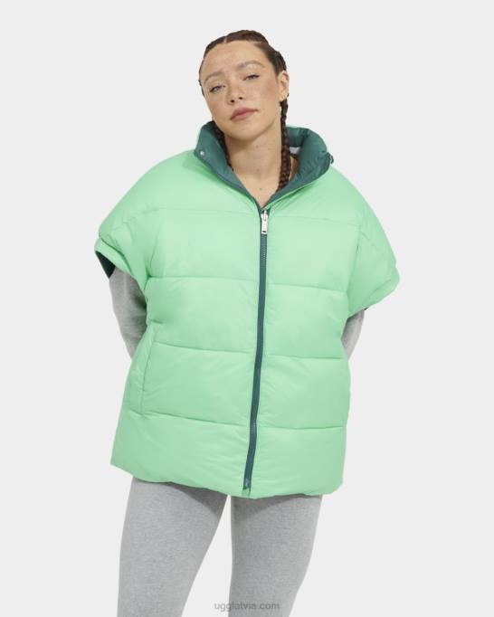 sievietes UGG Sydnee atgriezeniskā veste Z48J1223 jūras dibens/pavasarzaļš