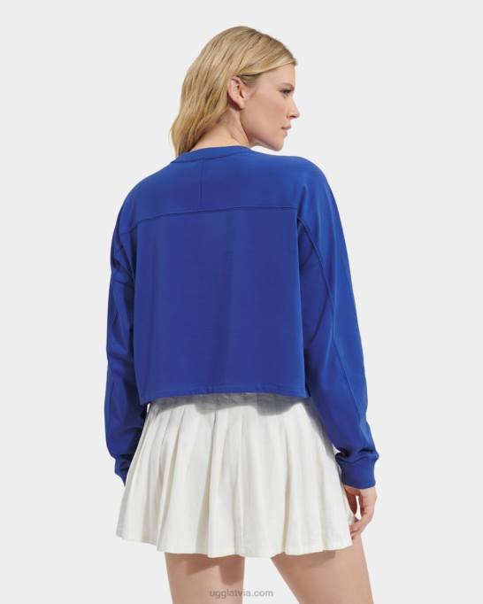 sievietes UGG delylah crop tops ar garām piedurknēm Z48J2172 azul