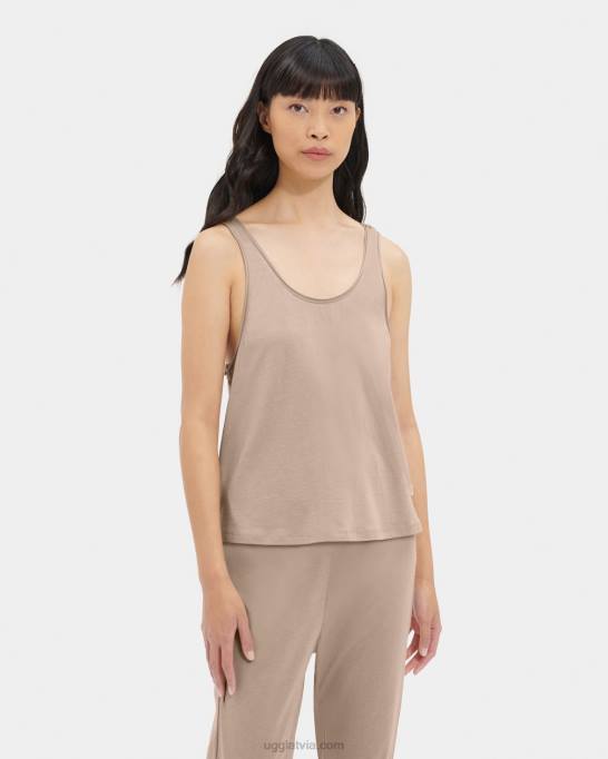 sievietes UGG koralīnas tvertne Z48J1220 gaišs iedegums