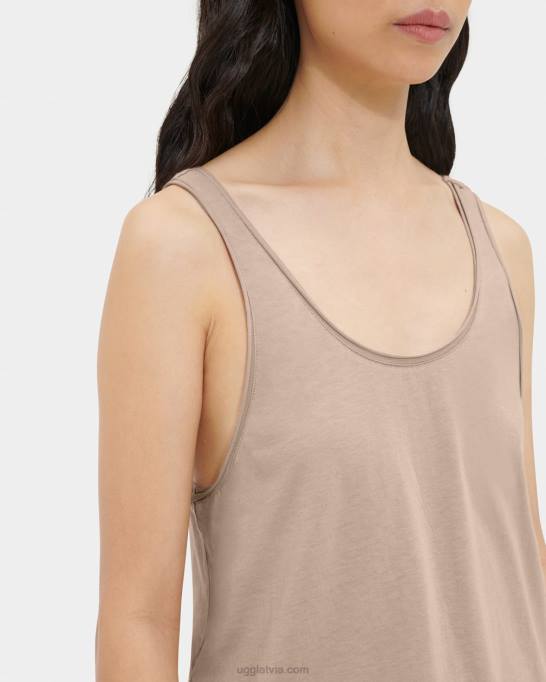 sievietes UGG koralīnas tvertne Z48J1220 gaišs iedegums