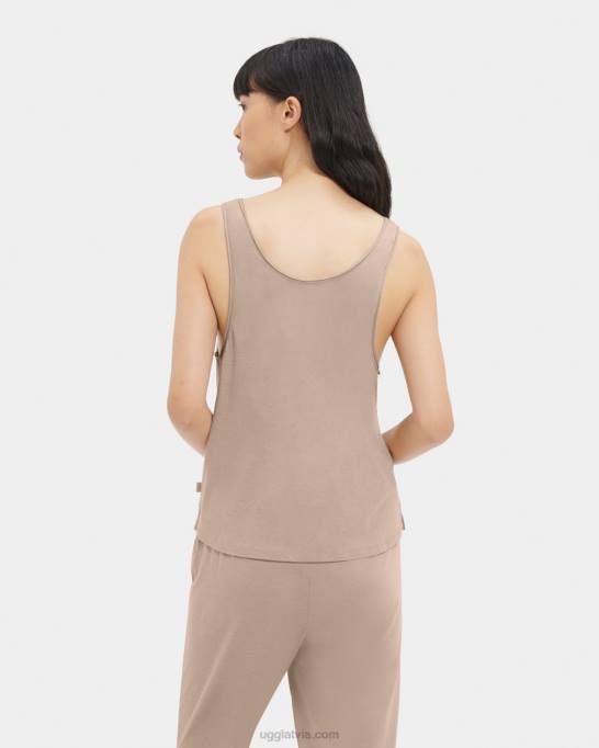 sievietes UGG koralīnas tvertne Z48J1220 gaišs iedegums