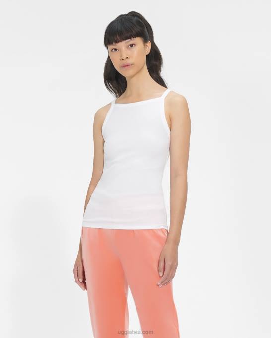 sievietes UGG rorija rievotā tvertne Z48J1209 balts