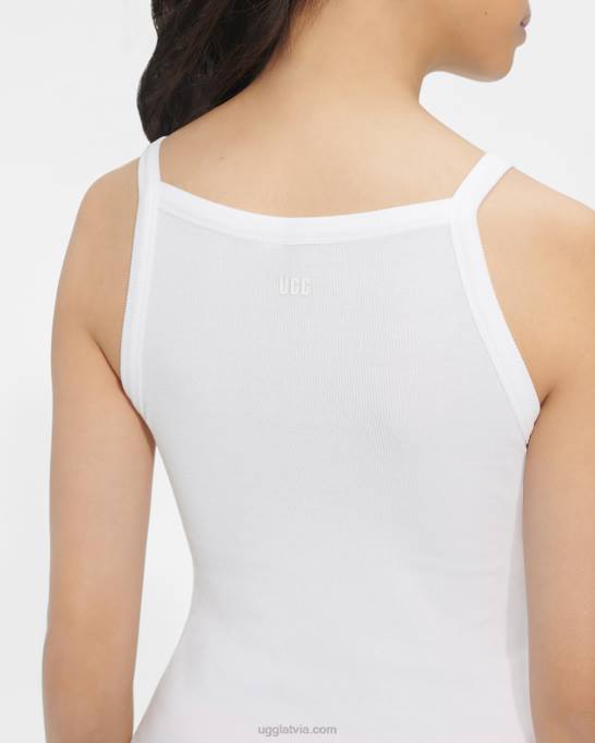 sievietes UGG rorija rievotā tvertne Z48J1209 balts