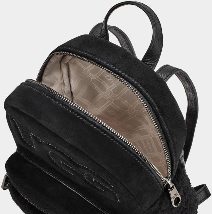 sievietes UGG dannie ii mini mugursoma aitādas Z48J1206 melns