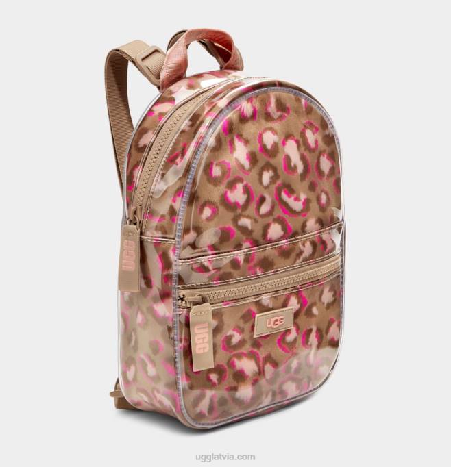 sievietes UGG dannie ii mini mugursoma skaidra Z48J1395 jūras zvaigzne rozā plankumaina