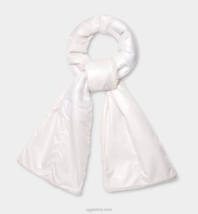 sievietes UGG šerpa puffer logotipa šalle Z48J1265 nimbs