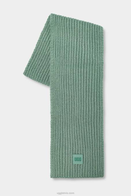 sievietes UGG kupla ribu adīta šalle Z48J146 alveja