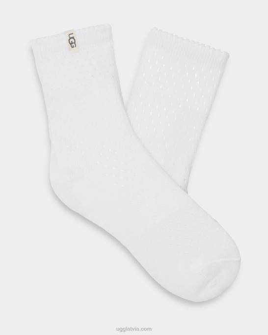 sievietes UGG adabella ceturkšņa zeķe Z48J404 balts