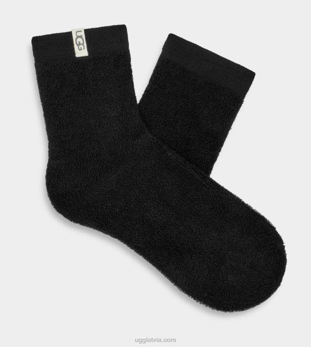 sievietes UGG pilienu zeķe Z48J2 melns