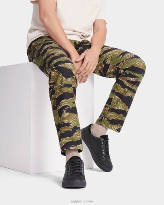 vīriešiem UGG Baysider zems laiks Z48J2294 melna tnl āda