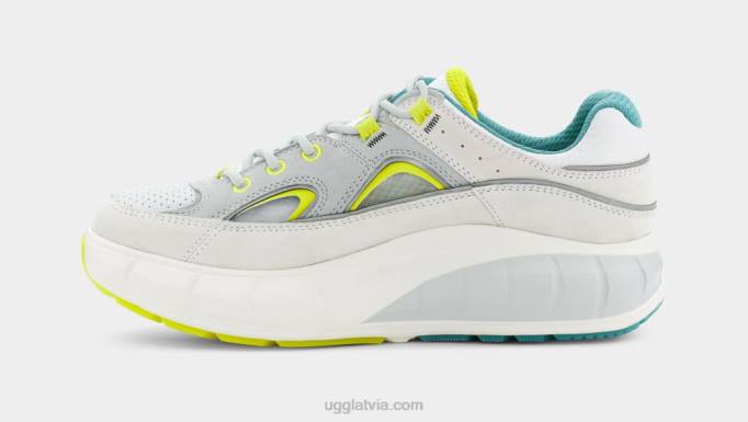 vīriešiem UGG westsider zems Z48J1610 ledāja pelēks/balts sietiņš