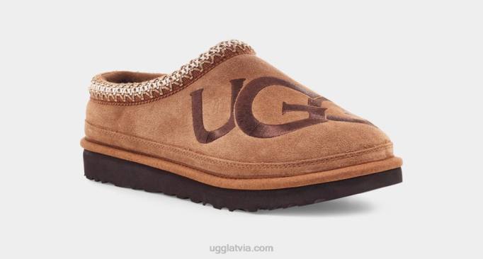 vīriešiem UGG Tasman logotips Z48J208 kastaņu/espresso