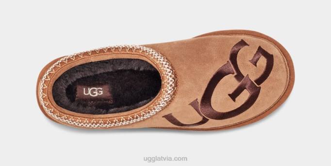 vīriešiem UGG Tasman logotips Z48J208 kastaņu/espresso