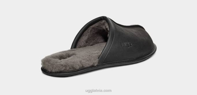 vīriešiem UGG nobrāzta āda Z48J2299 melns