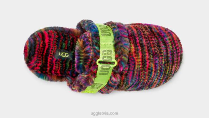 vīriešiem UGG pūka tas pikselēts Z48J230 melns