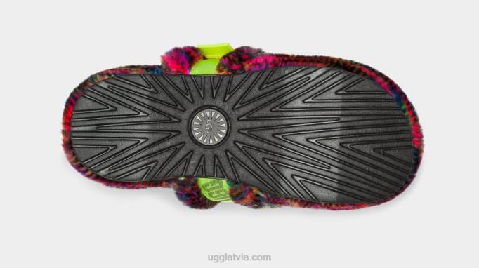 vīriešiem UGG pūka tas pikselēts Z48J230 melns