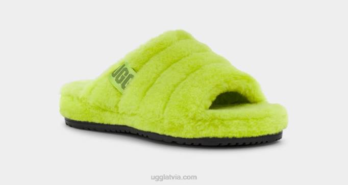 vīriešiem UGG pūka tevi Z48J1626 atslēga laima/melna