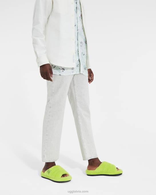 vīriešiem UGG pūka tevi Z48J1626 atslēga laima/melna