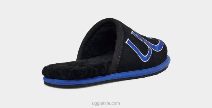 vīriešiem UGG scuff logo ii Z48J227 melns/neptūns