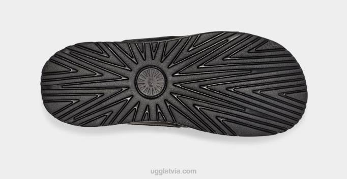 vīriešiem UGG Wainscott slidkalniņš Z48J2302 melna āda