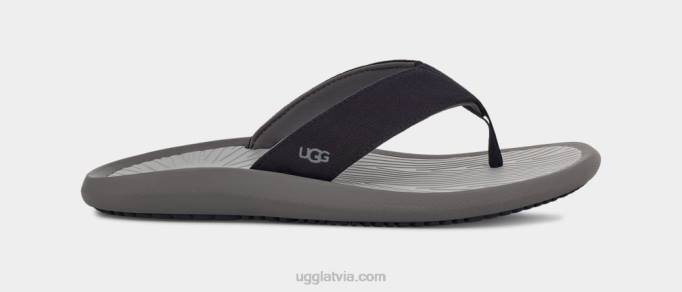 vīriešiem UGG brookside ii flip canvas Z48J1513 melns