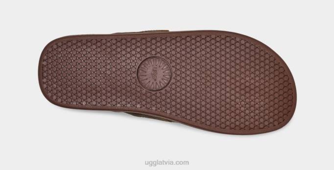vīriešiem UGG piejūras ādas flip flop Z48J1549 bagāža
