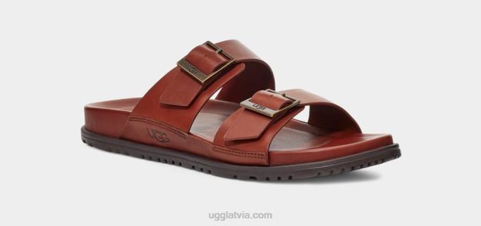 vīriešiem UGG wainscott sprādzes slidkalniņš Z48J1403 konjaka āda