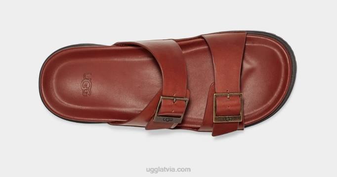 vīriešiem UGG wainscott sprādzes slidkalniņš Z48J1403 konjaka āda