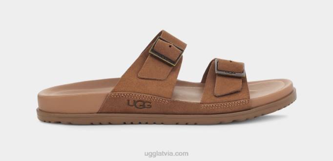vīriešiem UGG wainscott sprādzes slidkalniņš Z48J1600 kastanis