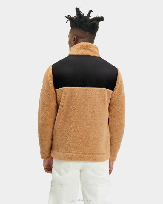 vīriešiem UGG Seta bloķēta šerpu jaka Z48J1863 miso/darva