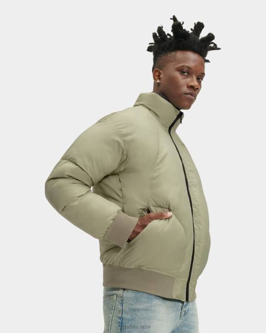 vīriešiem UGG damion sherpa puffer jaka Z48J1893 tumbleweed