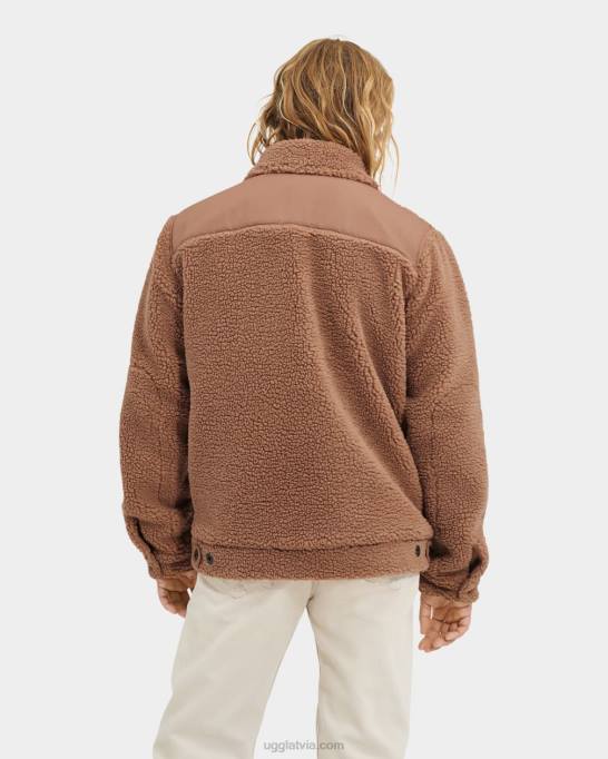 vīriešiem UGG janson sherpa trucker jaka Z48J273 salonā
