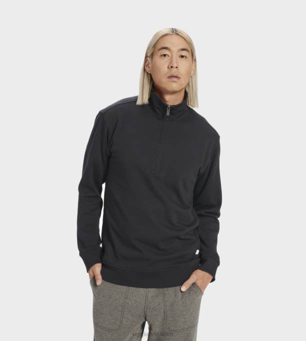 vīriešiem UGG Zeke pusrāvējslēdzēja džemperis Z48J1848 melns