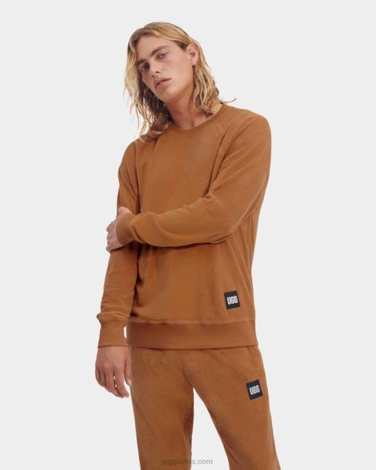 vīriešiem UGG kamryn crewneck Z48J1820 kastanis