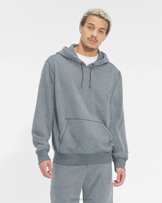 vīriešiem UGG čārlza hoodie melanžs Z48J286 pelēka neona melanža