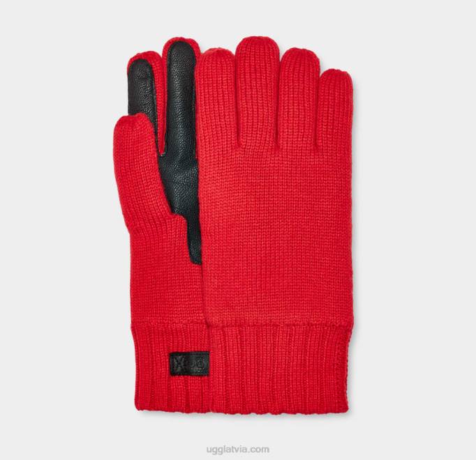 vīriešiem UGG adīt cimdu Z48J1921 samba sarkana